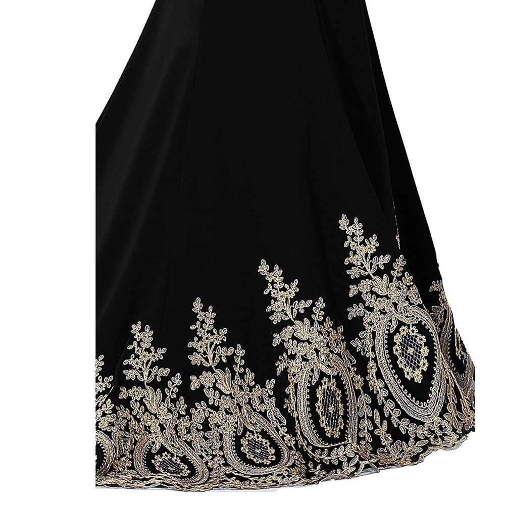 Long Prom Dress Embellished Mermaid Dress Satin - Picture 5 of 8